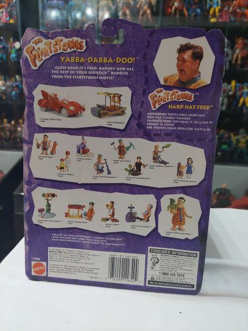 1993 MOC HARD HAT FRED THE FLINSTONES Vintage Figure