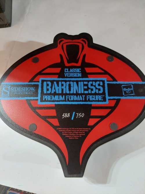 GI Joe SIDESHOW PREMIUM 1:4 SCALE BARONESS CLASSIC VERSION STATUE