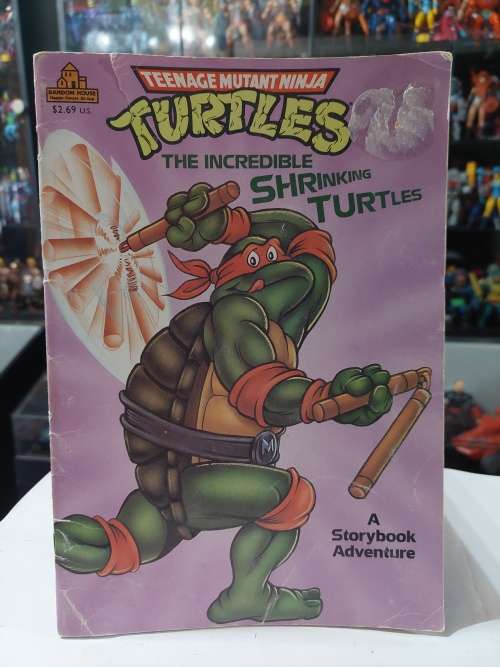 1990 TMNT THE INCREDIBLE SHRINKING TURTLES Teenage Mutant Ninja Turtles