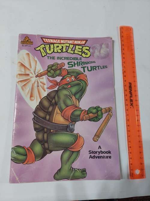 1990 TMNT THE INCREDIBLE SHRINKING TURTLES Teenage Mutant Ninja Turtles