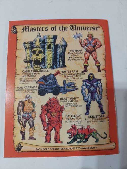 1981/2000 Mini Comic KING OF CASTLE GRAYSKULL of He-Man-Masters of the Universe (MOTU)