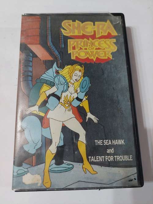 1980`s She-Ra Princess Of Power  VHS TAPE `THE SEA HAWK AND TALENT FOR TROUBLE`