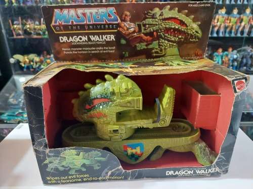 1983 Complete DRAGON WALKER With Box of He-Man-Masters of the Universe (MOTU) Vintage Figure