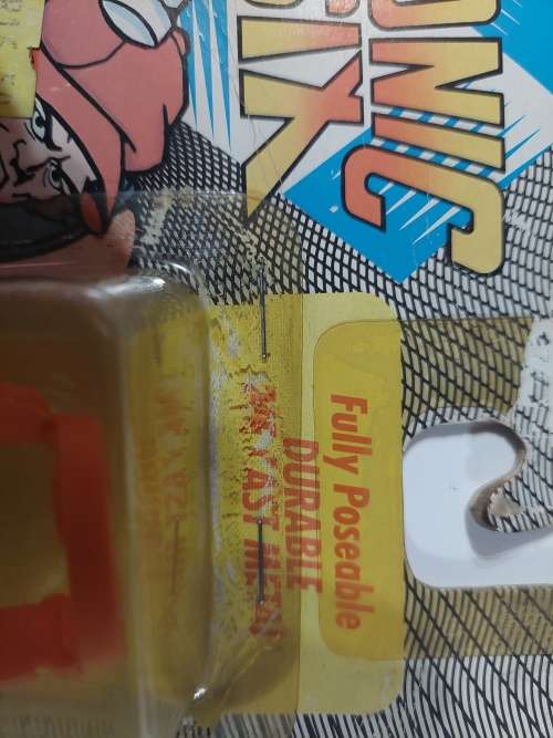 Bionic Six 1986 Complete ON CARD MECHANIC Vintage Figure