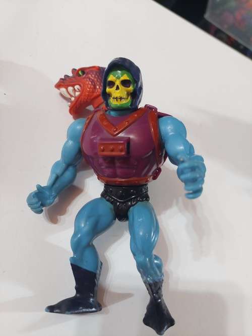 1985 Dragon Blaster Skeletor of He-Man-Masters of the Universe (MOTU) Vintage Figure  13