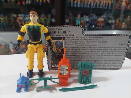GI Joe 1988 Complete Lightfoot Vintage Figures