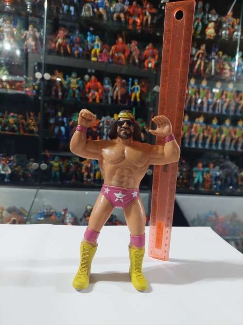 1985 LJN WWF 8` MACHO MAN RANDY SAVAGE Vintage Figure
