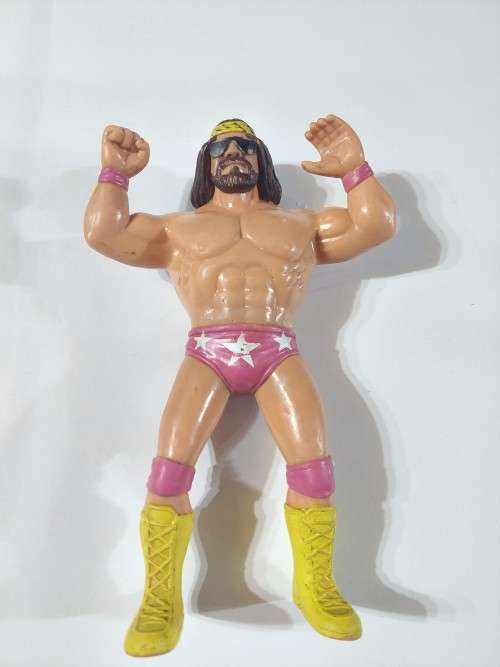 1985 LJN WWF 8` MACHO MAN RANDY SAVAGE Vintage Figure