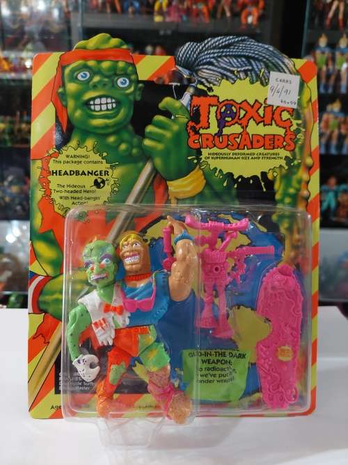 1991 MOC HEADBANGER Toxic Crusaders Vintage Figure