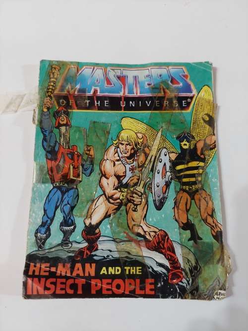 1983 Mini Comic He-Man and the Insect People of He-Man-Masters of the Universe (MOTU)
