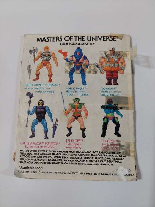 1983 Mini Comic He-Man and the Insect People of He-Man-Masters of the Universe (MOTU)
