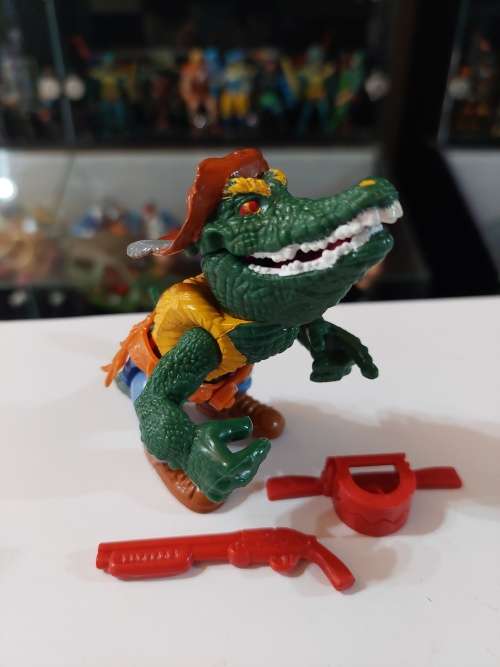 1989 Complete Leatherhead Vintage Figure Teenage Mutant Ninja Turtles 32
