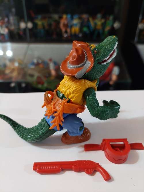 1989 Complete Leatherhead Vintage Figure Teenage Mutant Ninja Turtles 32