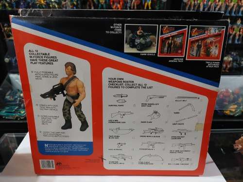 1986 M.FORCE BOXED RARE DOUBLE MUSCLE FIGHTING FOES Vintage Figure