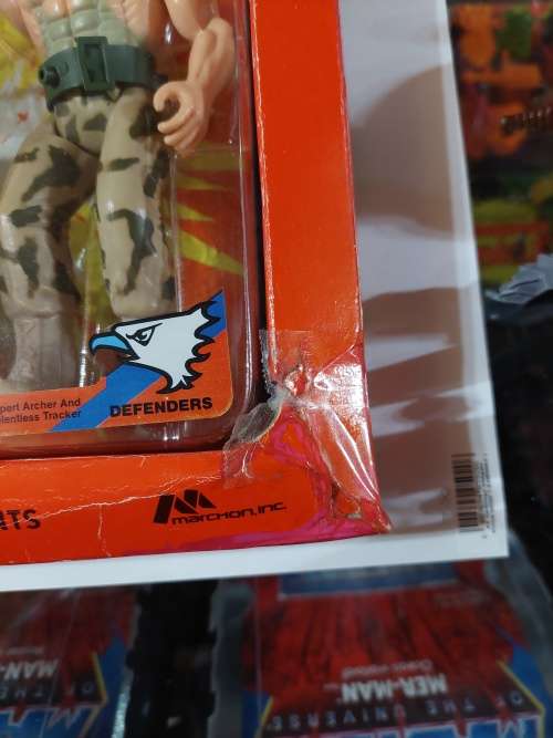1986 M.FORCE BOXED RARE DOUBLE MUSCLE FIGHTING FOES Vintage Figure