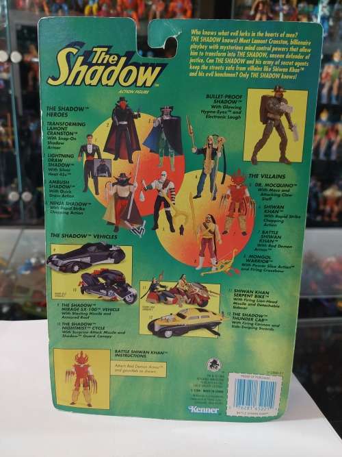 MOC 1994 THE SHADOW `BATTLE SHIWAN KHAN Vintage Figure