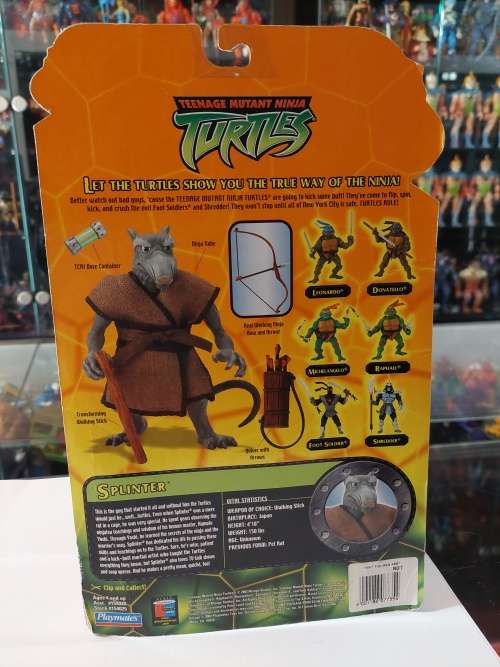 2002 MOC TMNT SPLINTER Teenage Mutant Ninja Turtles