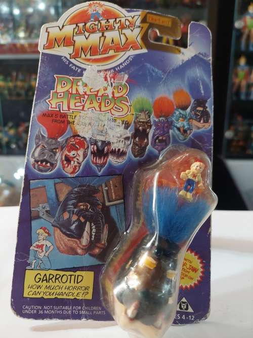 MOC 1993 MIGHTY MAX GARROTID Vintage Figures