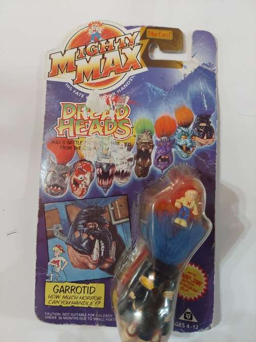 MOC 1993 MIGHTY MAX GARROTID Vintage Figures