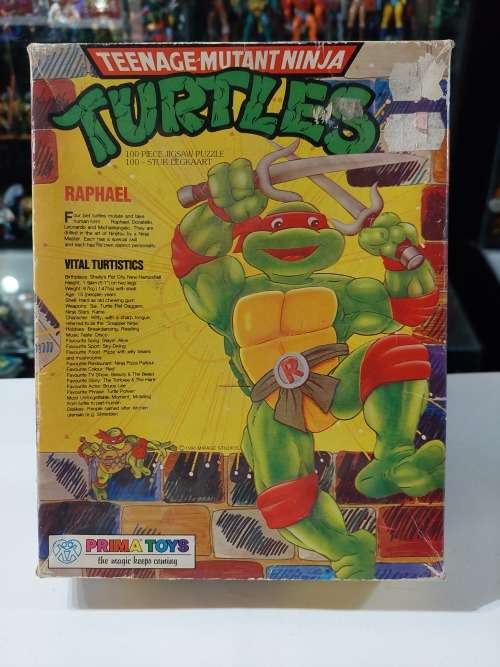 1990 Complete TMNT 100 PIECE PUZZLE Vintage Figures TEENAGE MUTANT NINJA TURTLES
