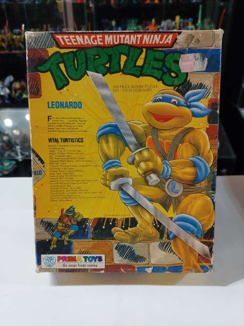 1990 TMNT 100 PIECE PUZZLE 99/100 Pieces Present Vintage Figures TEENAGE MUTANT NINJA TURTLES