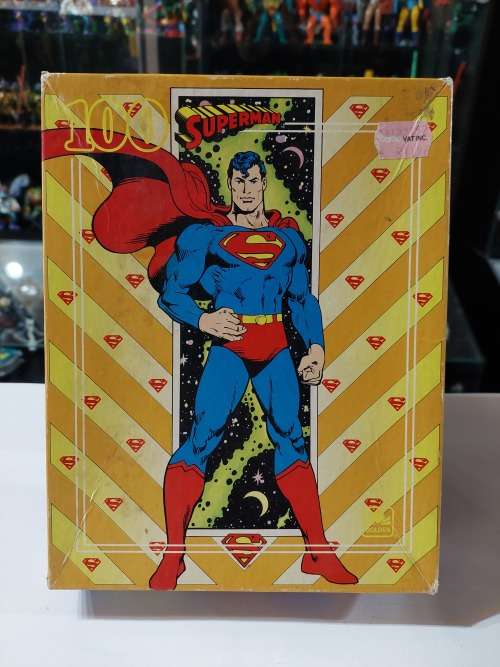 1989 Complete SUPERMAN 100 Piece Puzzle Vintage Figures