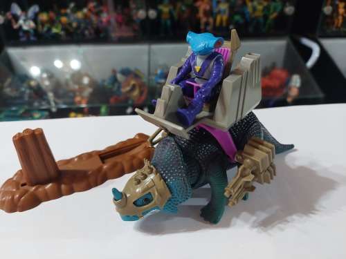 Dino Riders 1987 MONOCLONIUS WITH MAKO Vintage Figure