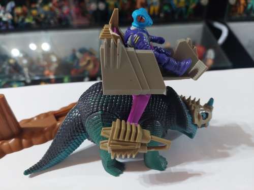 Dino Riders 1987 MONOCLONIUS WITH MAKO Vintage Figure