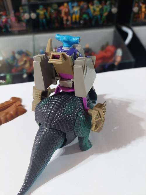 Dino Riders 1987 MONOCLONIUS WITH MAKO Vintage Figure