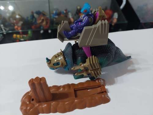 Dino Riders 1987 MONOCLONIUS WITH MAKO Vintage Figure