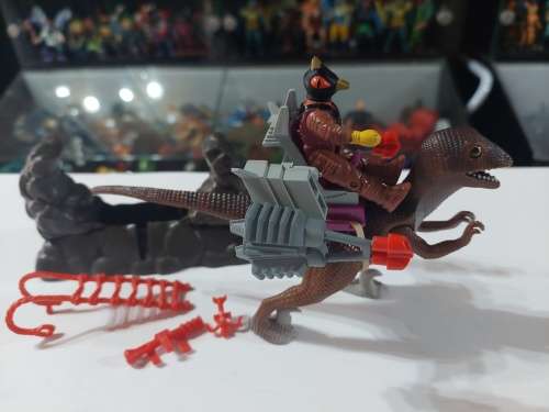 Dino Riders 1987 Deinonychus with ANTOR Vintage Figure