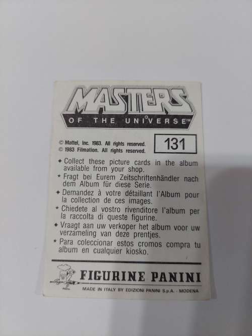 1983 MOTU PANINI STICKER 131 (MOTU) Vintage Figure