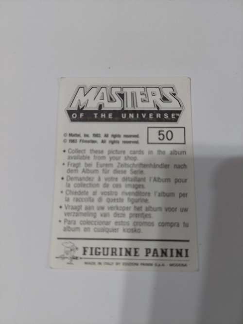 1983 MOTU PANINI STICKER 50 (MOTU) Vintage Figure