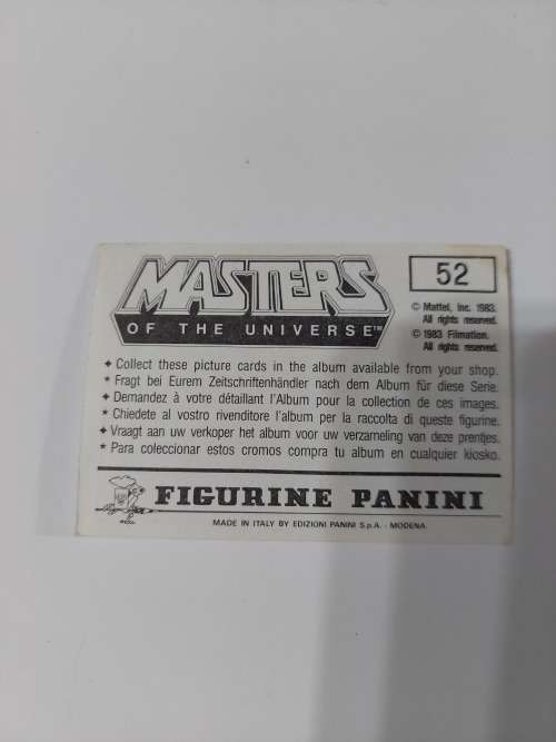 1983 MOTU PANINI STICKER 52 (MOTU) Vintage Figure