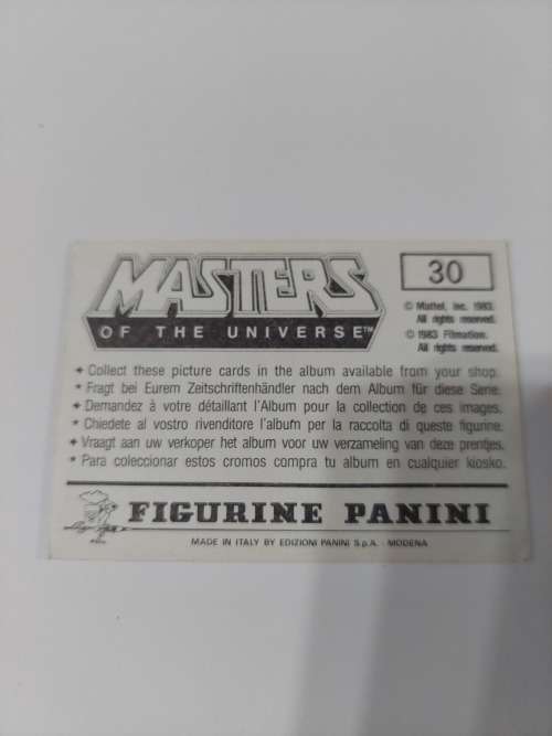 1983 MOTU PANINI STICKER 30 (MOTU) Vintage Figure
