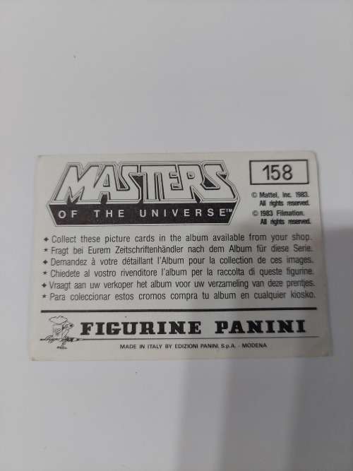 1983 MOTU PANINI STICKER 158 (MOTU) Vintage Figure
