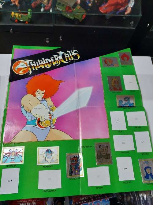 1986 Thundercats Panini Sticker Album 247/264 STICKERS PRESENT Vintage Figure 30