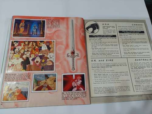 1986 Thundercats Panini Sticker Album 247/264 STICKERS PRESENT Vintage Figure 30