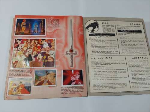 1986 Thundercats Panini Sticker Album 246/264 STICKERS PRESENT Vintage Figure 40