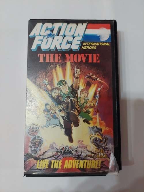 1988 VHS ACTION FORCE THE MOVIE TAPE GI-JOE