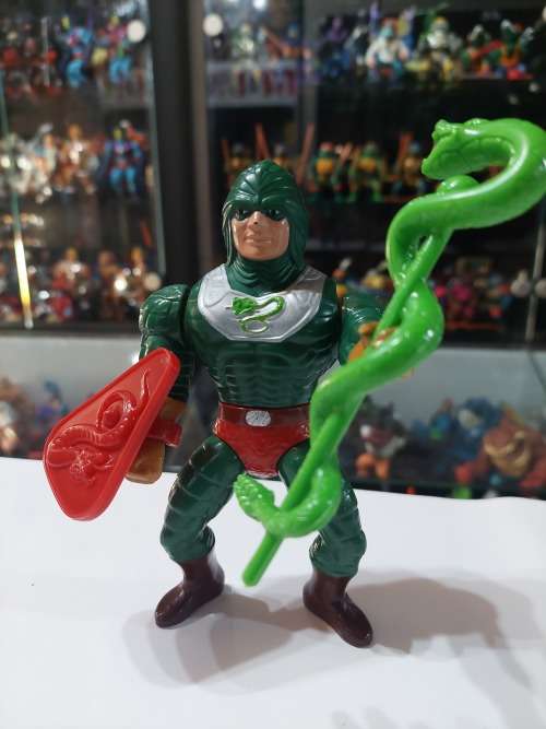 1986 Complete King Hiss of He-Man-Masters of the Universe 39 (MOTU) Vintage Figure