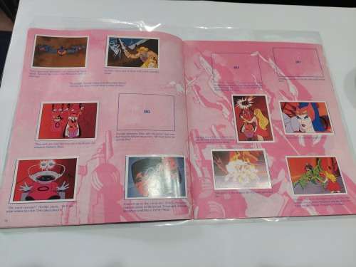 1986 SHE-RA PANINI STICKER ALBUM 153/214 STICKERS PRESENT
