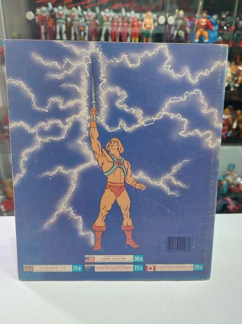 1983 MOTU PANINI STICKER ALBUM 30/216 STICKERS PRESENT He-Man Masters of The Universe