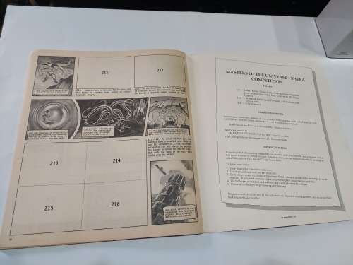 1983 MOTU PANINI STICKER ALBUM 30/216 STICKERS PRESENT He-Man Masters of The Universe