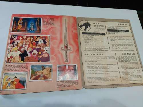 1986 Thundercats Panini Sticker Album 249/264 STICKERS PRESENT Vintage Figure