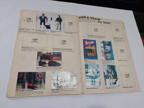 1983 The A-Team DOSSIER 68/125 STICKERS PRESENT