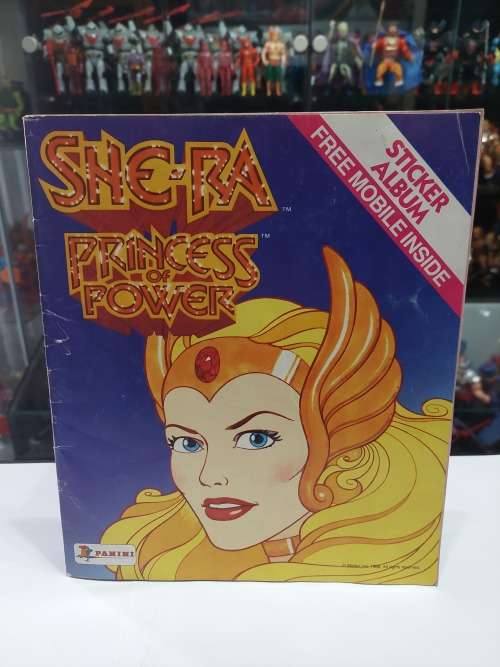 1986 SHE-RA PANINI STICKER ALBUM 23/214 STICKERS PRESENT
