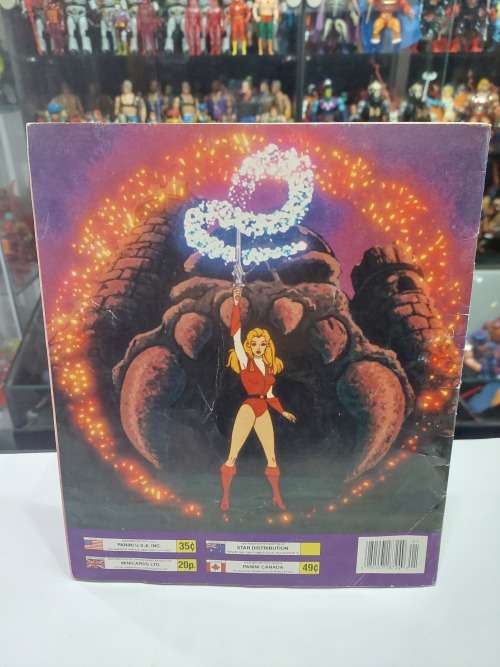 1986 SHE-RA PANINI STICKER ALBUM 23/214 STICKERS PRESENT