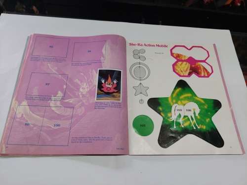 1986 SHE-RA PANINI STICKER ALBUM 23/214 STICKERS PRESENT