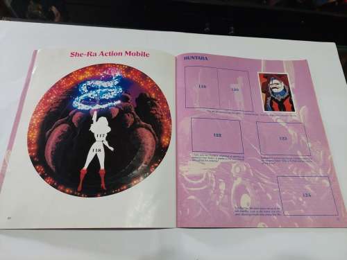 1986 SHE-RA PANINI STICKER ALBUM 23/214 STICKERS PRESENT